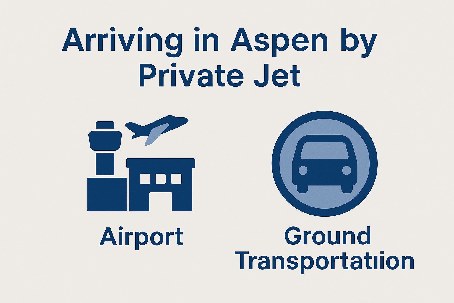 Arriving in Aspen by Private Jet