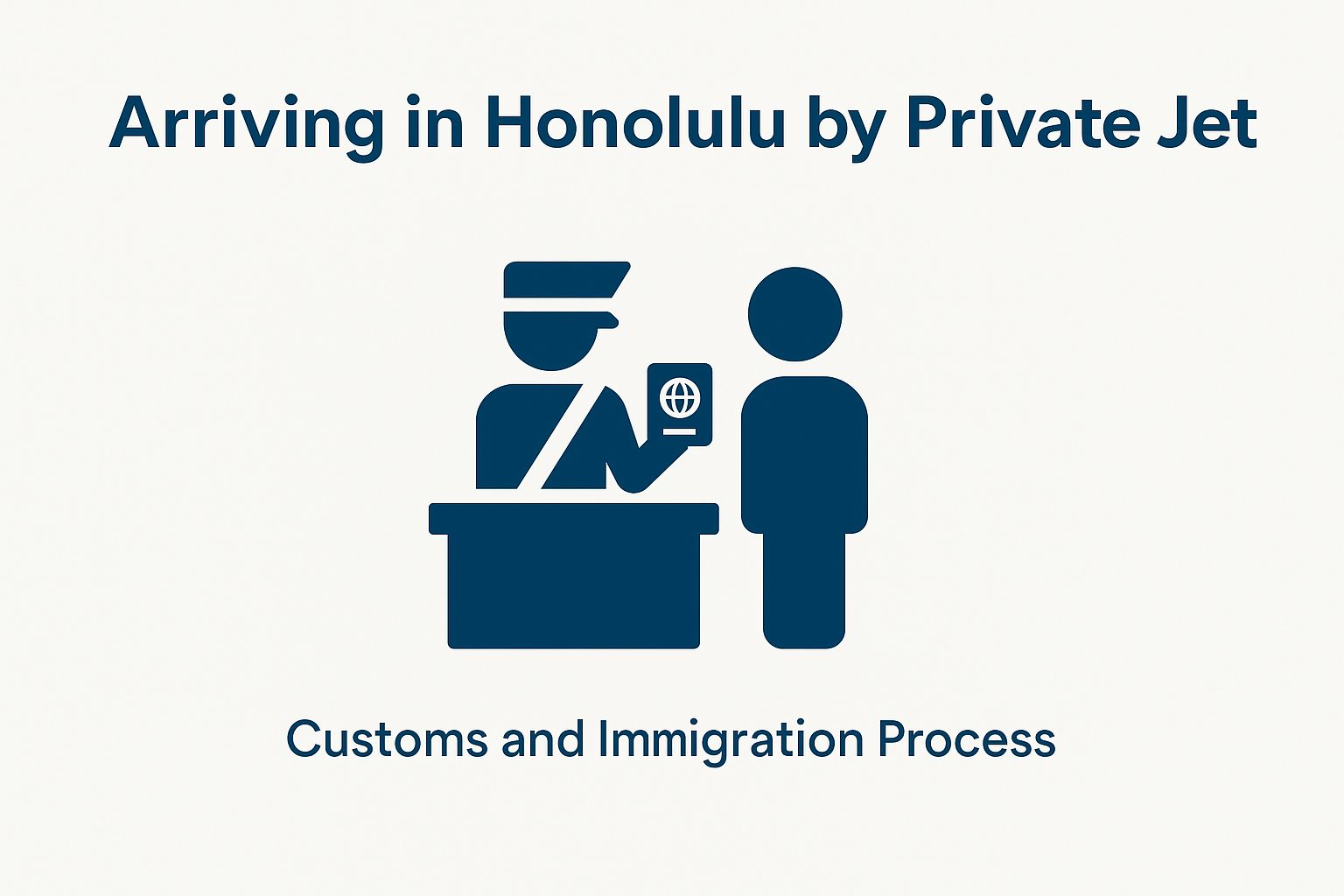 Arriving in Honolulu by Private Jet