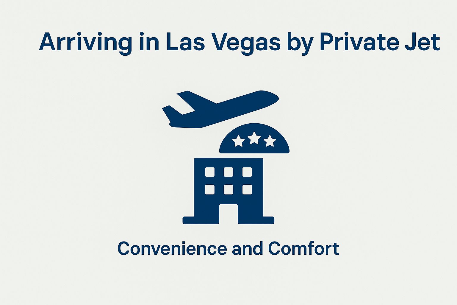 Arriving in Las Vegas by Private Jet
