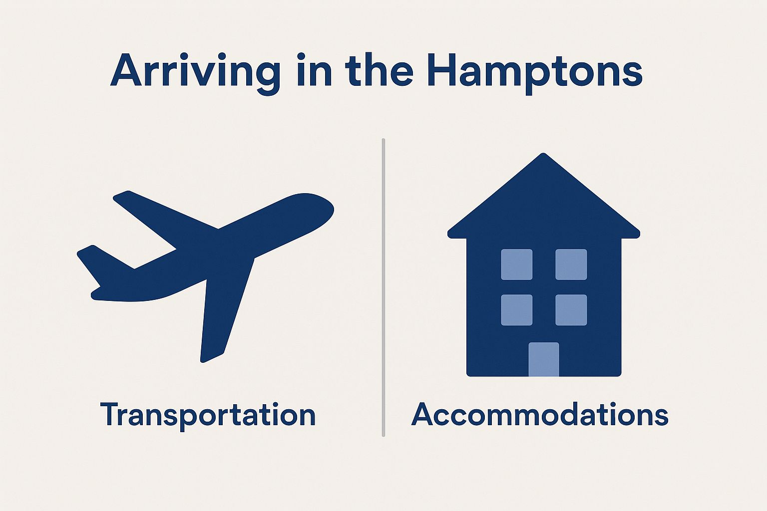 Arriving in the Hamptons