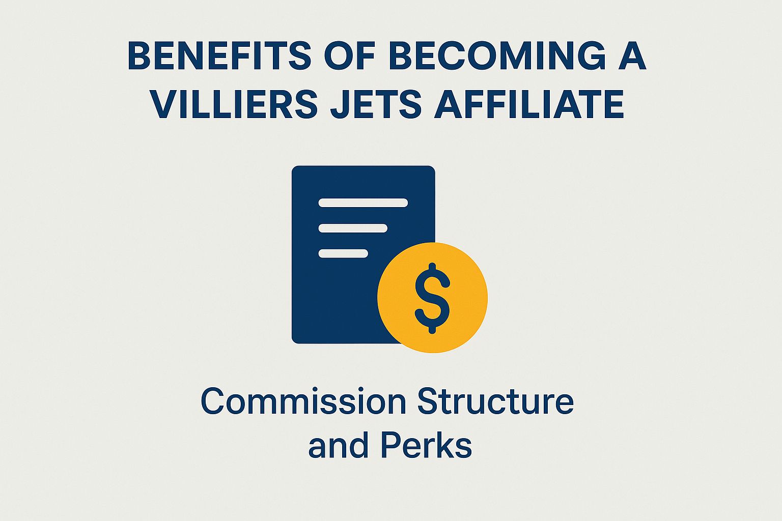 Benefits of Becoming a Villiers Jets Affiliate