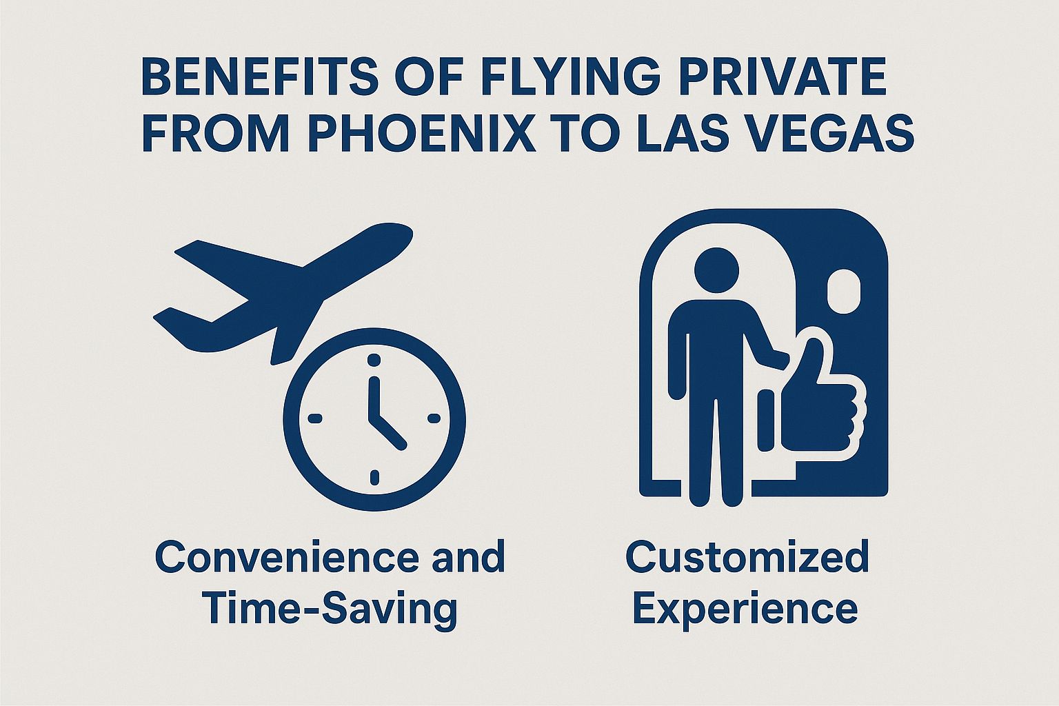 Benefits of Flying Private from Phoenix to Las Vegas