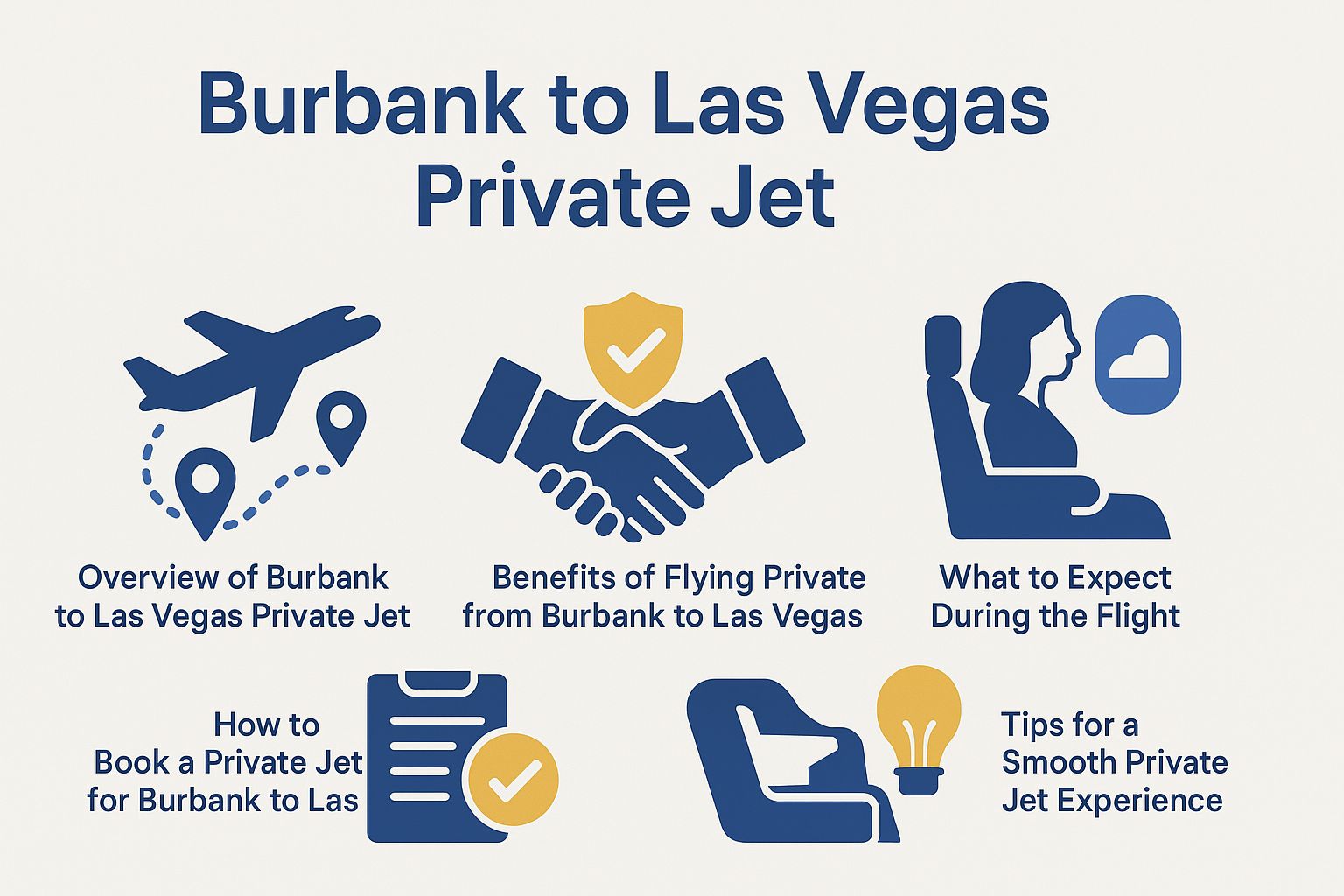 Burbank to Las Vegas Private Jet