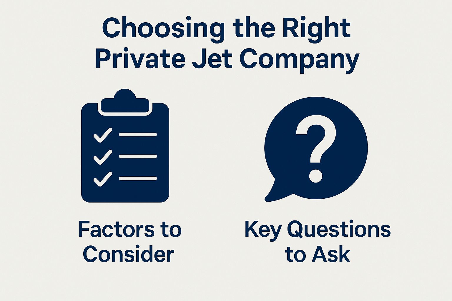 Choosing the Right Private Jet Company