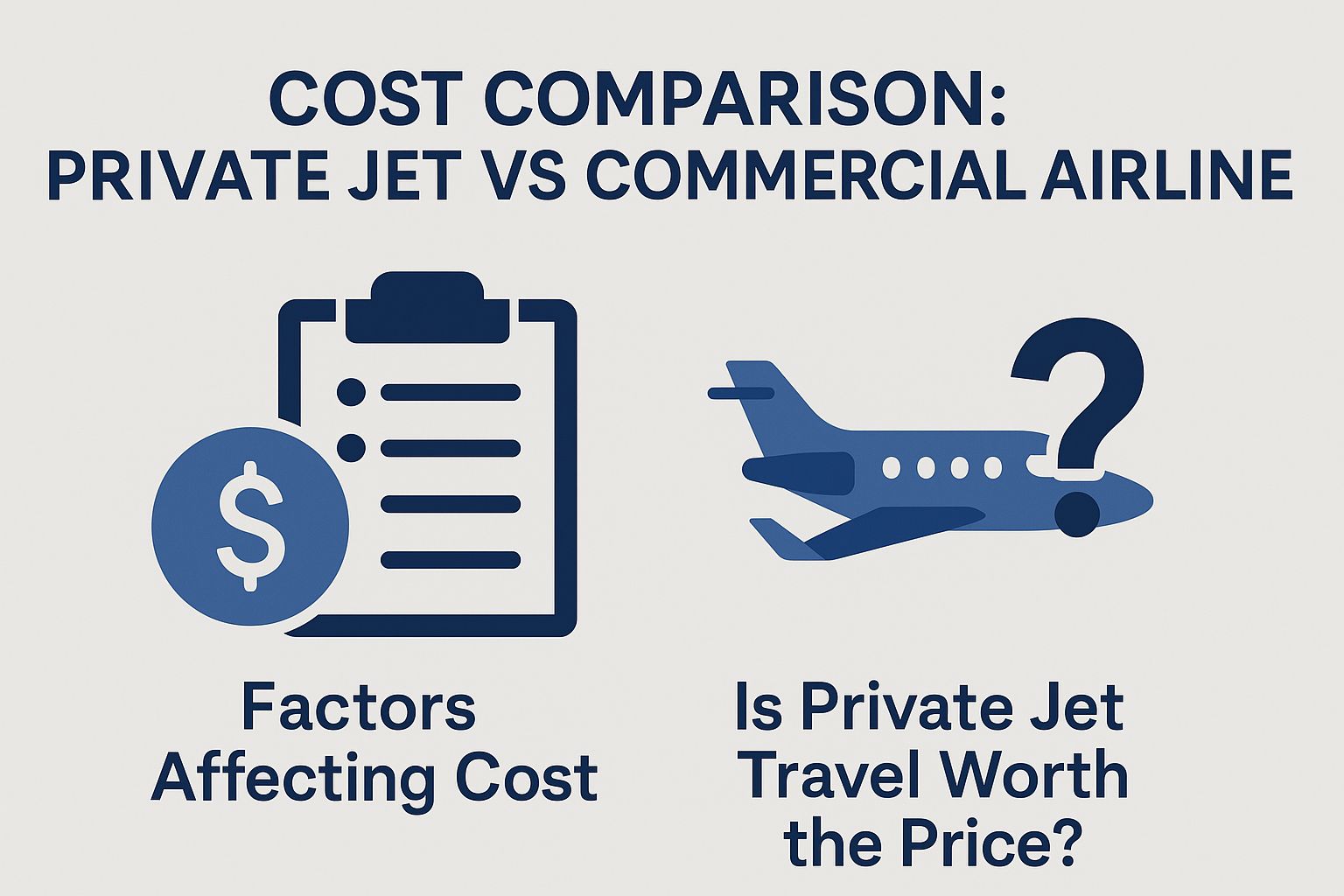 Cost Comparison: Private Jet vs. Commercial Airline