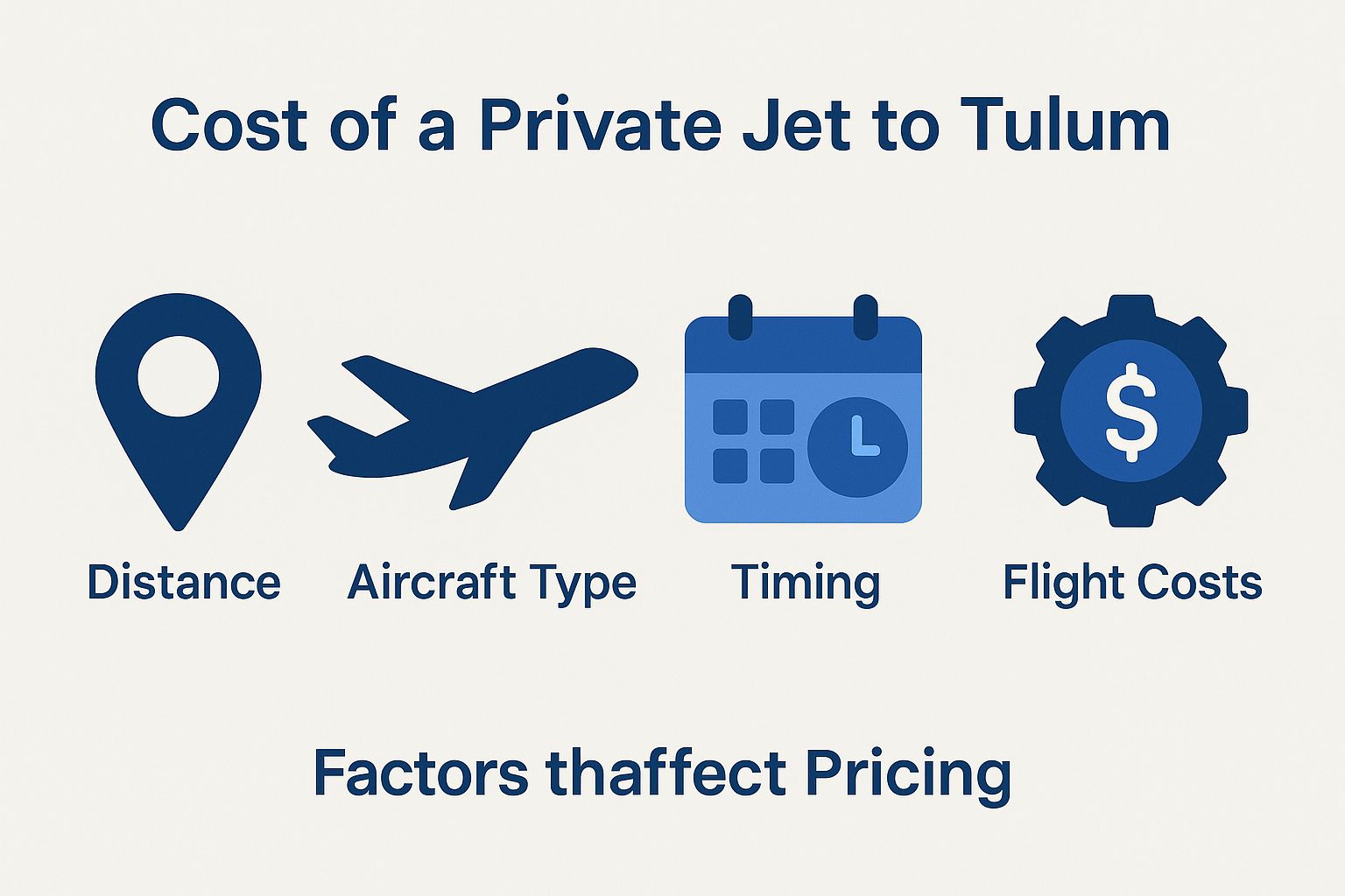 Cost of a Private Jet to Tulum