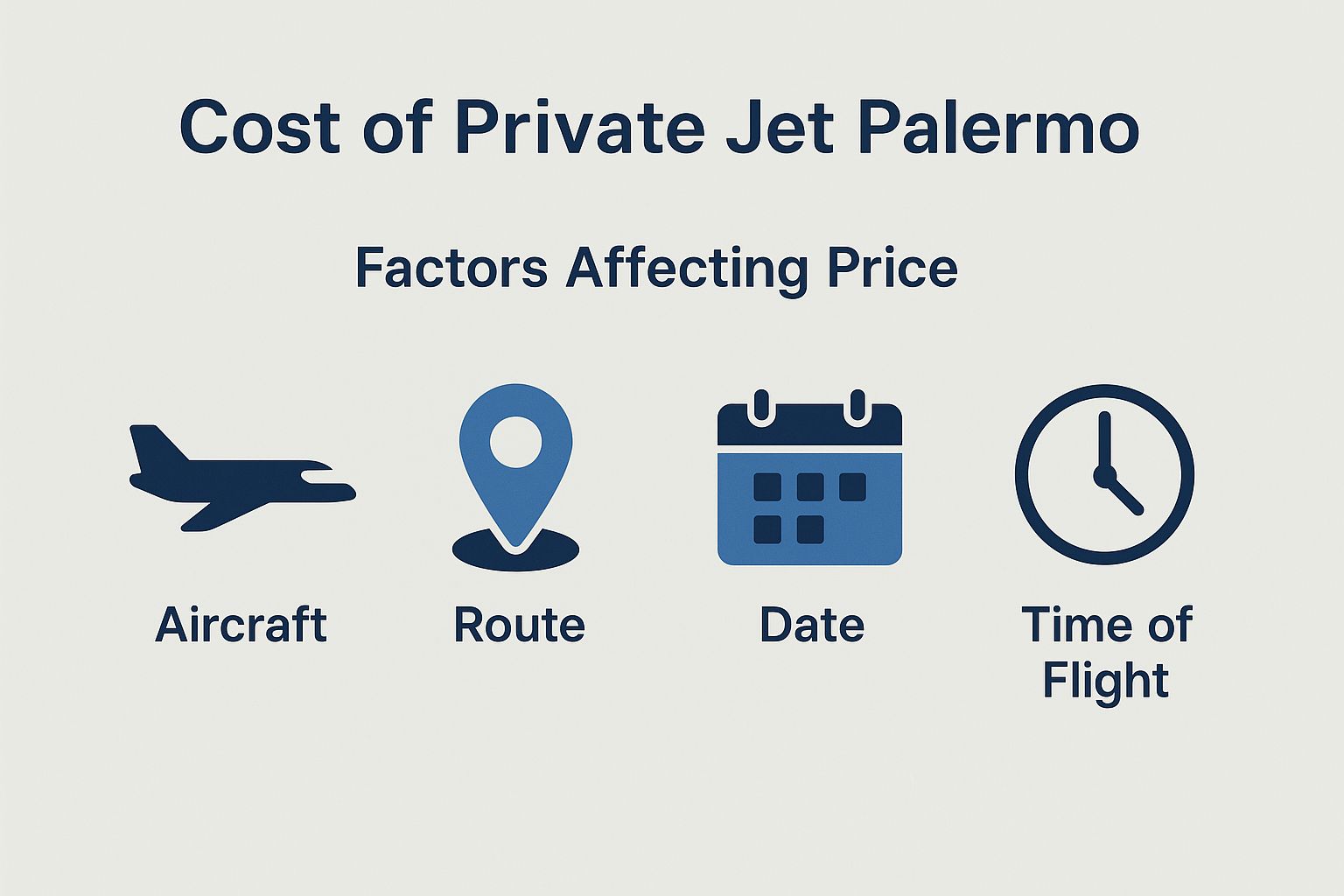 Cost of Private Jet Palermo