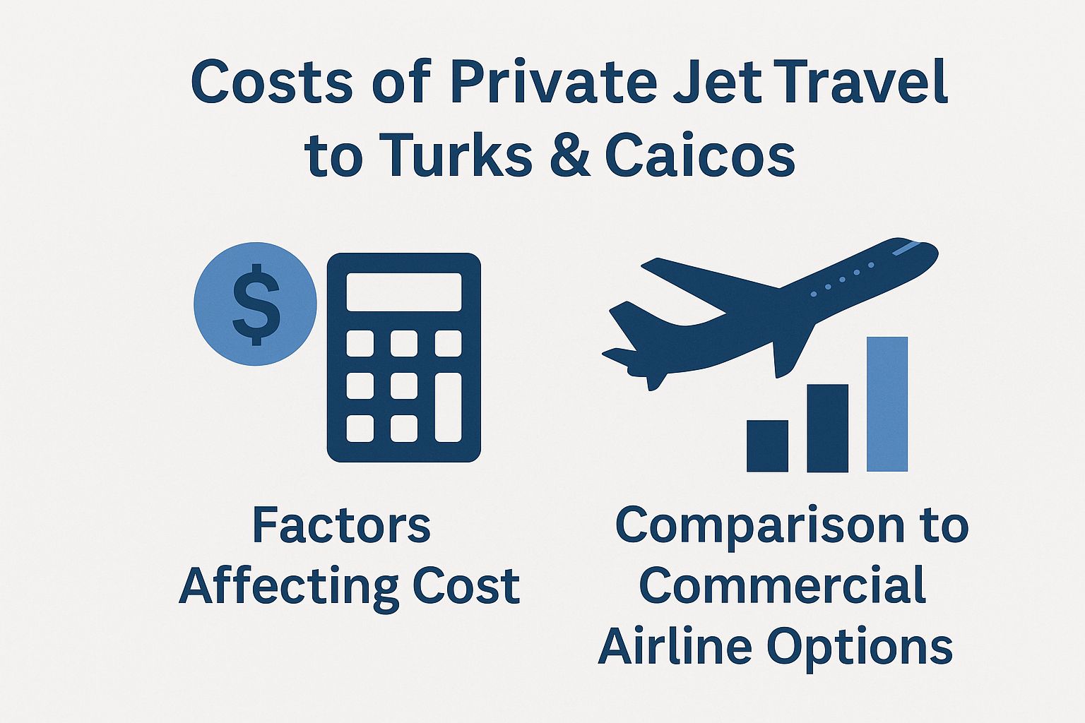 Costs of Private Jet Travel to Turks & Caicos