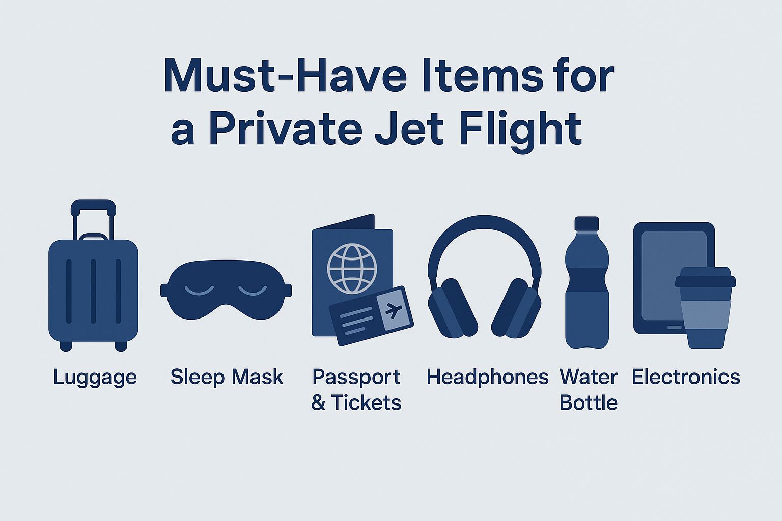 Essential Items to Pack for a Private Jet Flight
