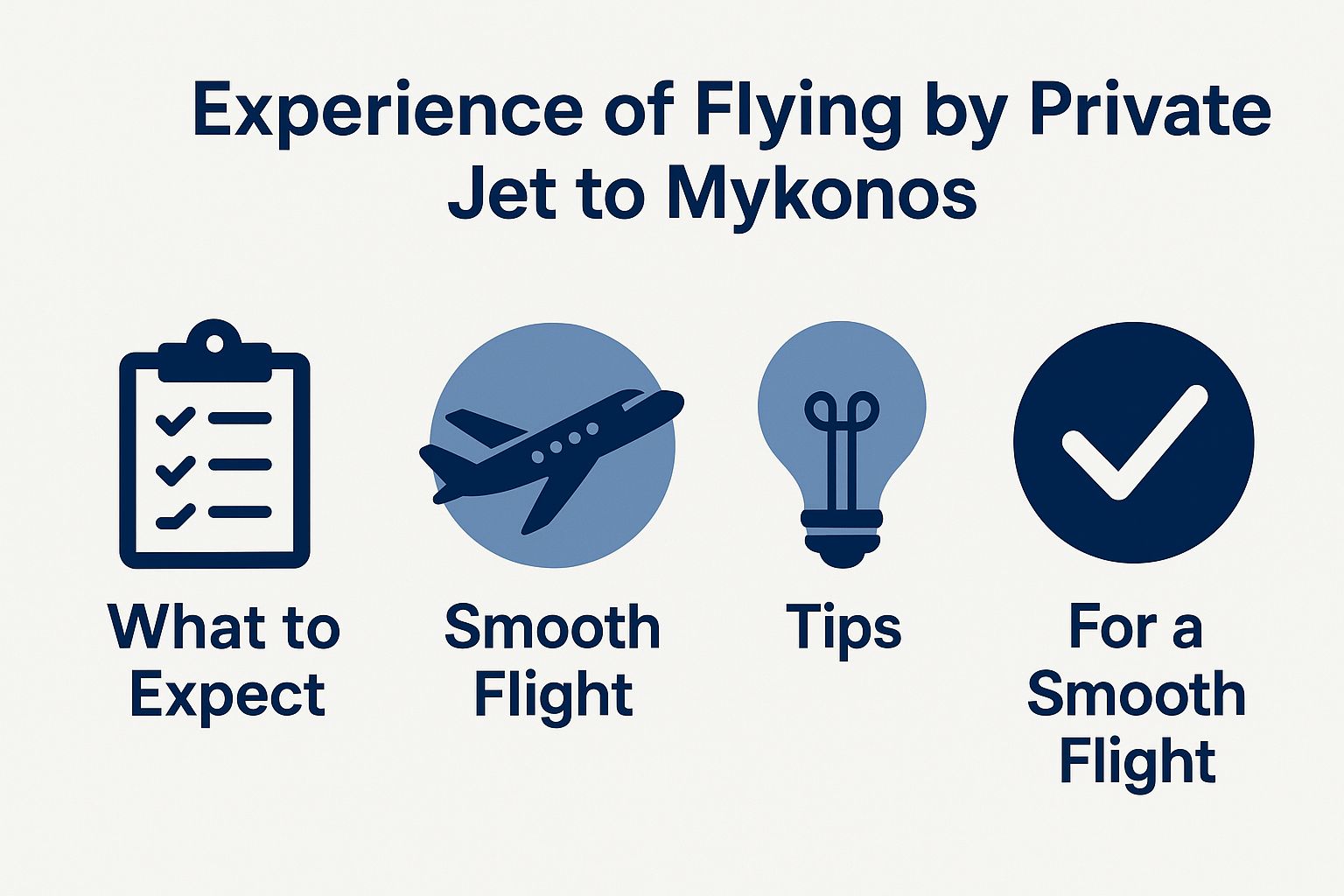 Experience of Flying by Private Jet to Mykonos