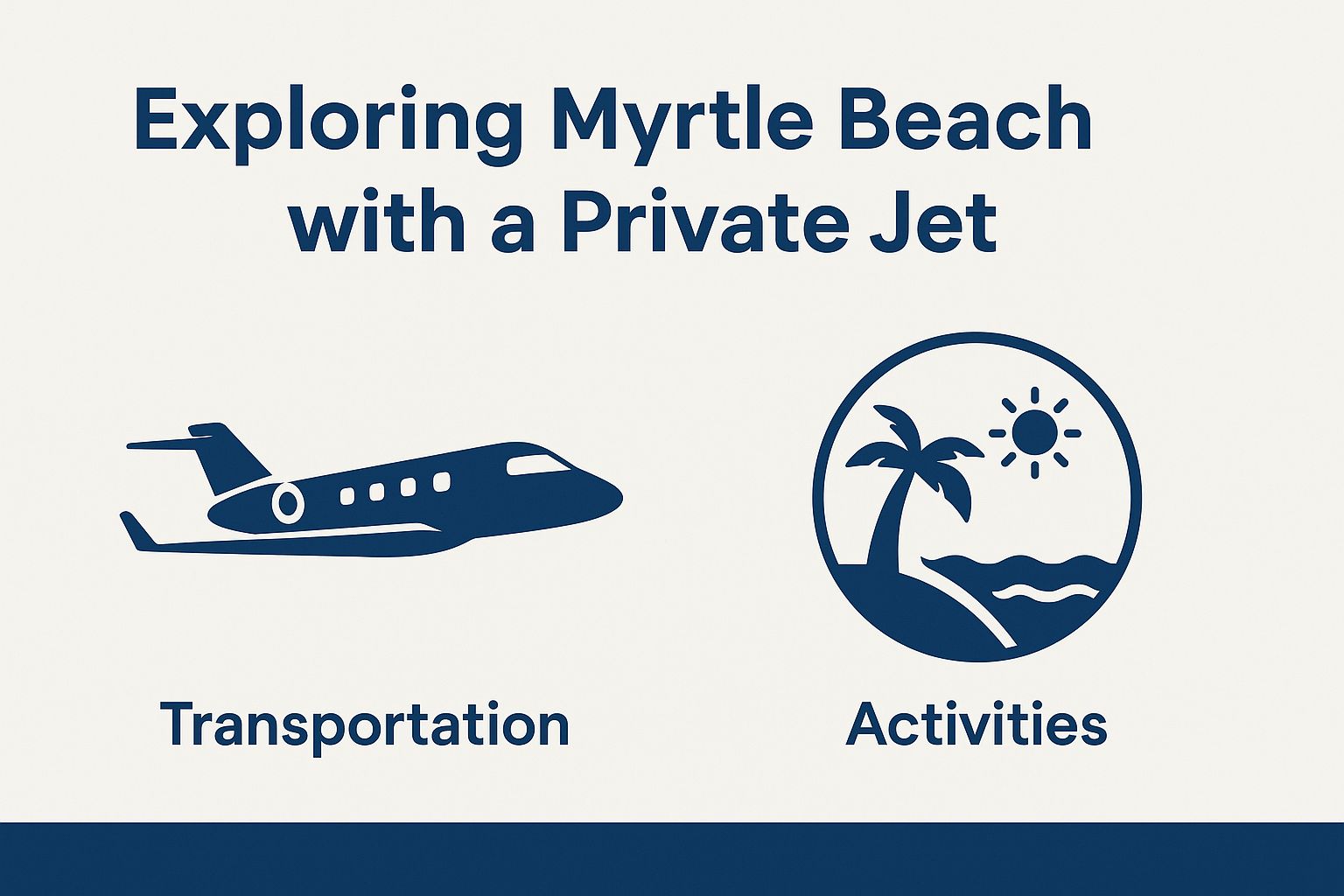 Exploring Myrtle Beach with a Private Jet