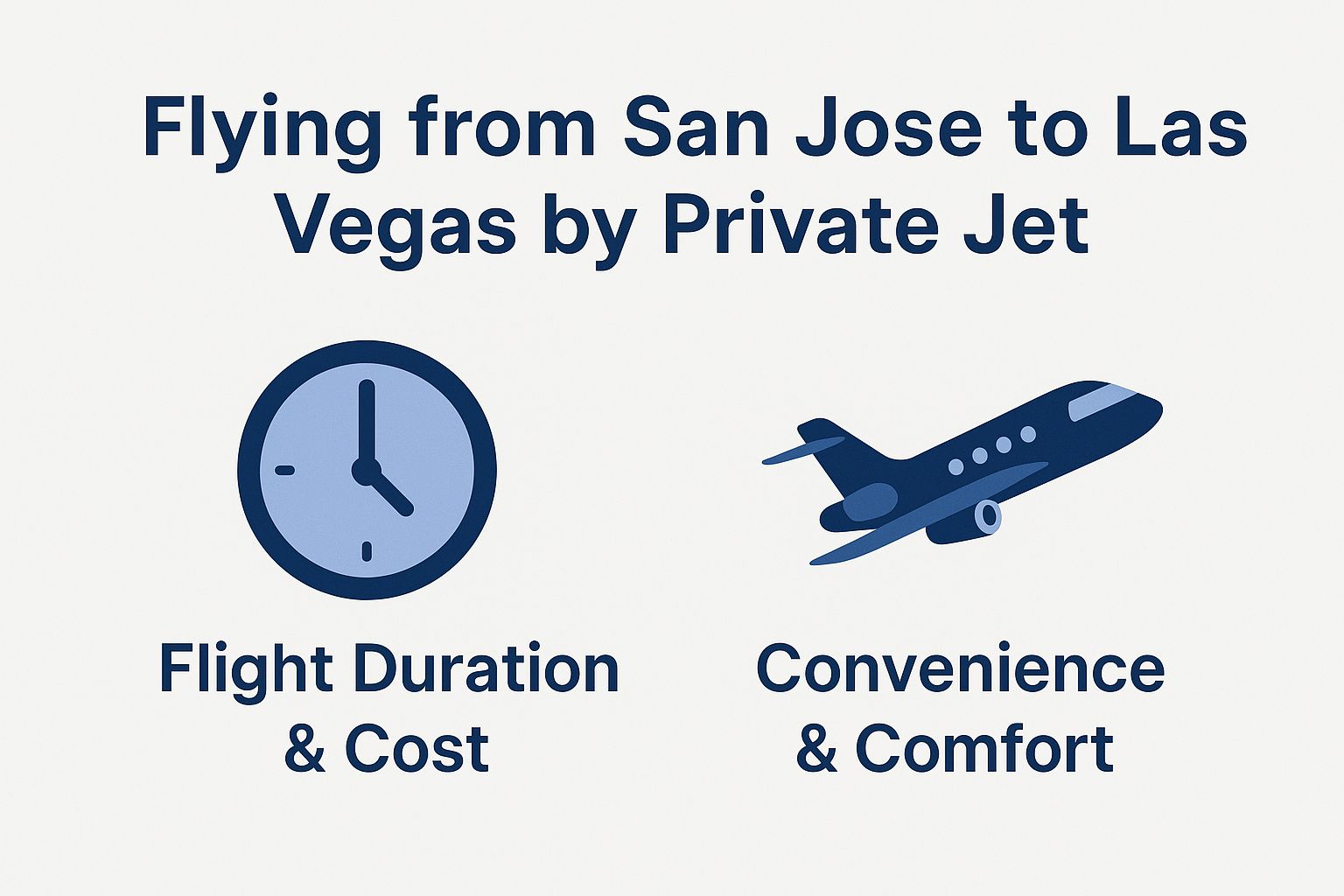Flying from San Jose to Las Vegas by Private Jet