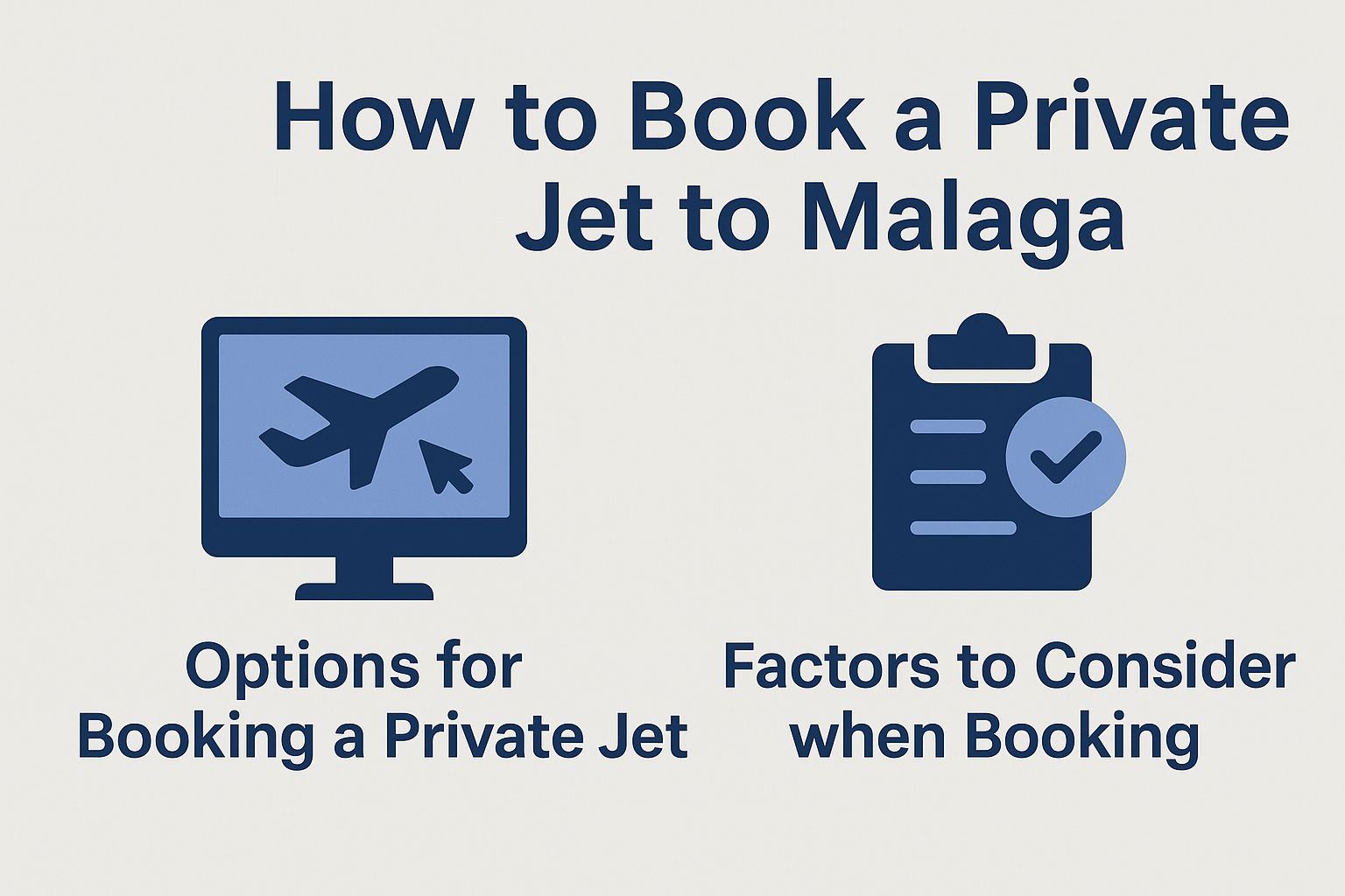 How to Book a Private Jet to Malaga