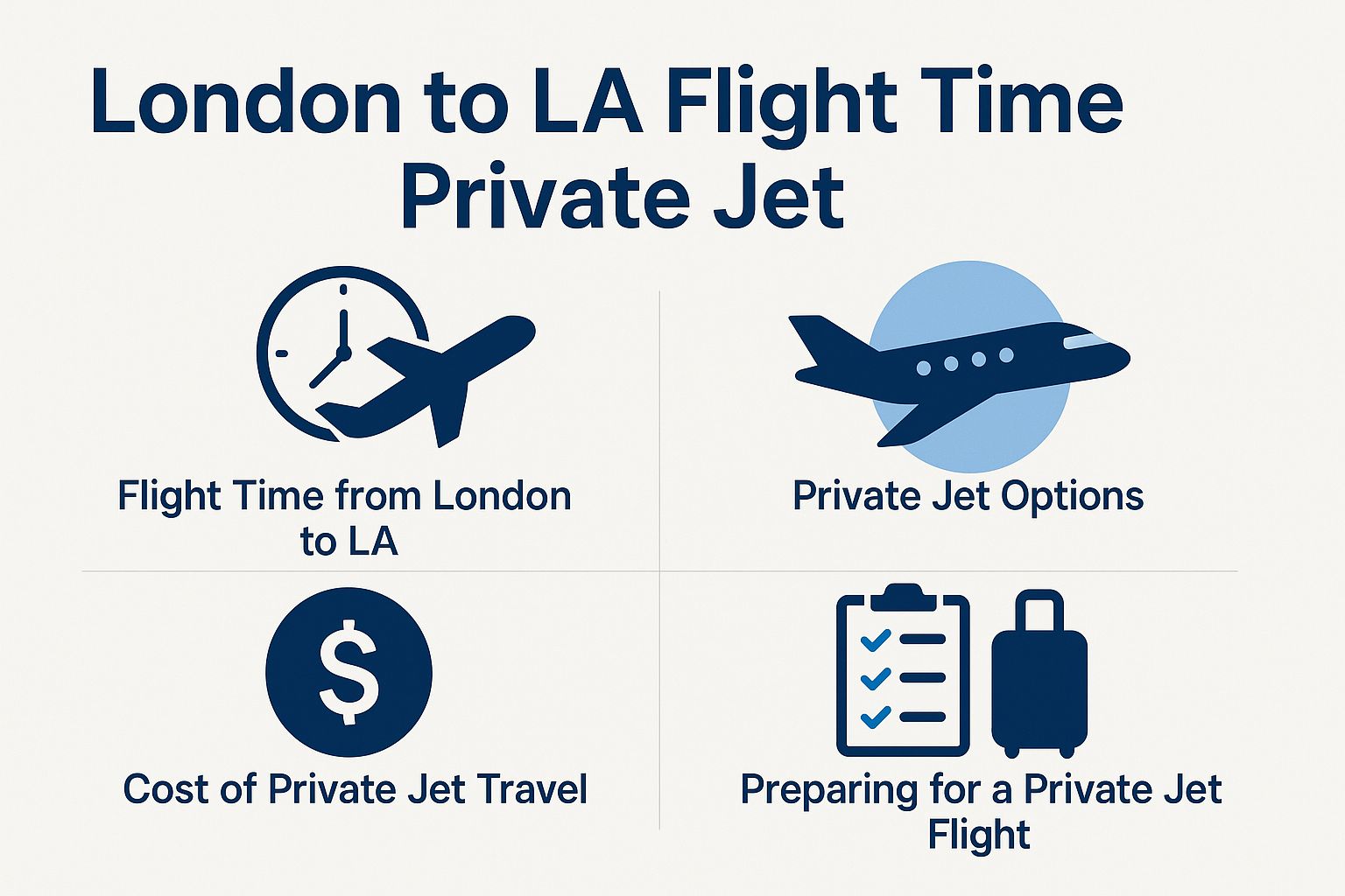 London to La Flight Time Private Jet
