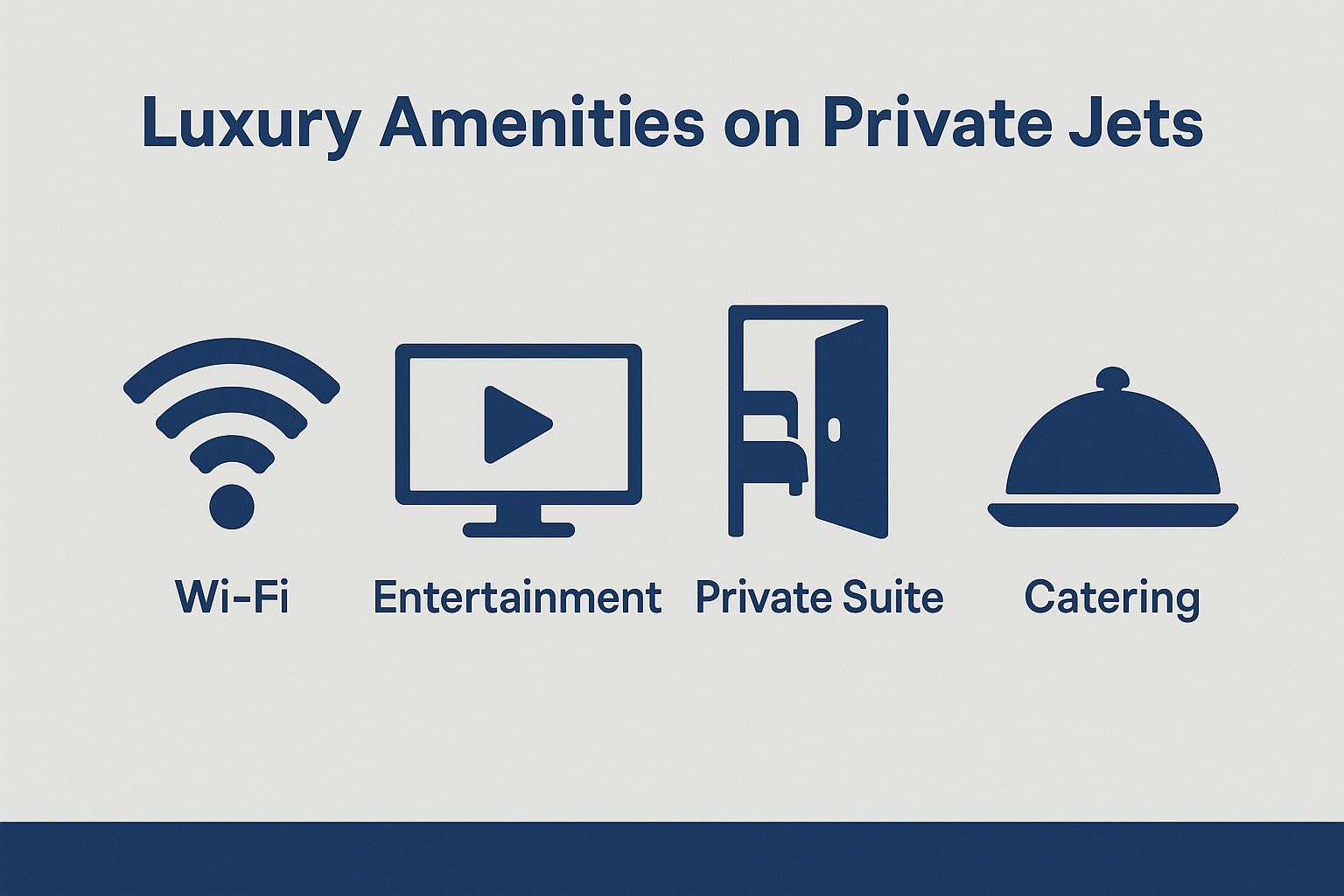 Luxury Amenities on Private Jets