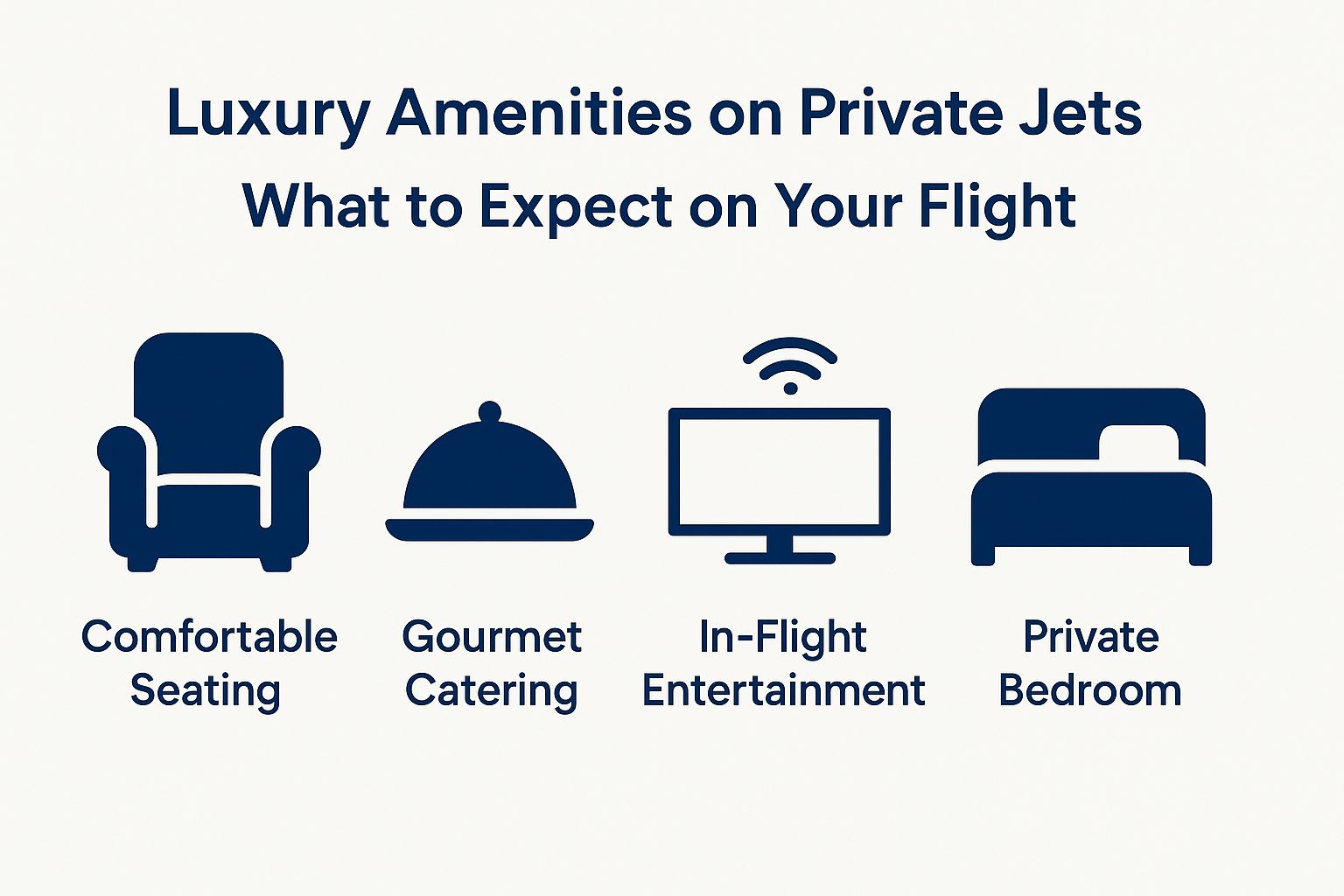 Luxury Amenities on Private Jets