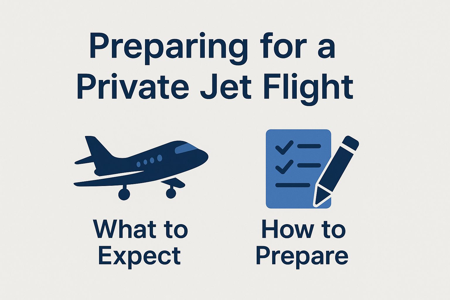 Preparing for a Private Jet Flight