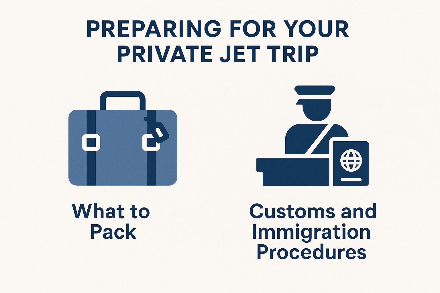 Preparing for Your Private Jet Trip