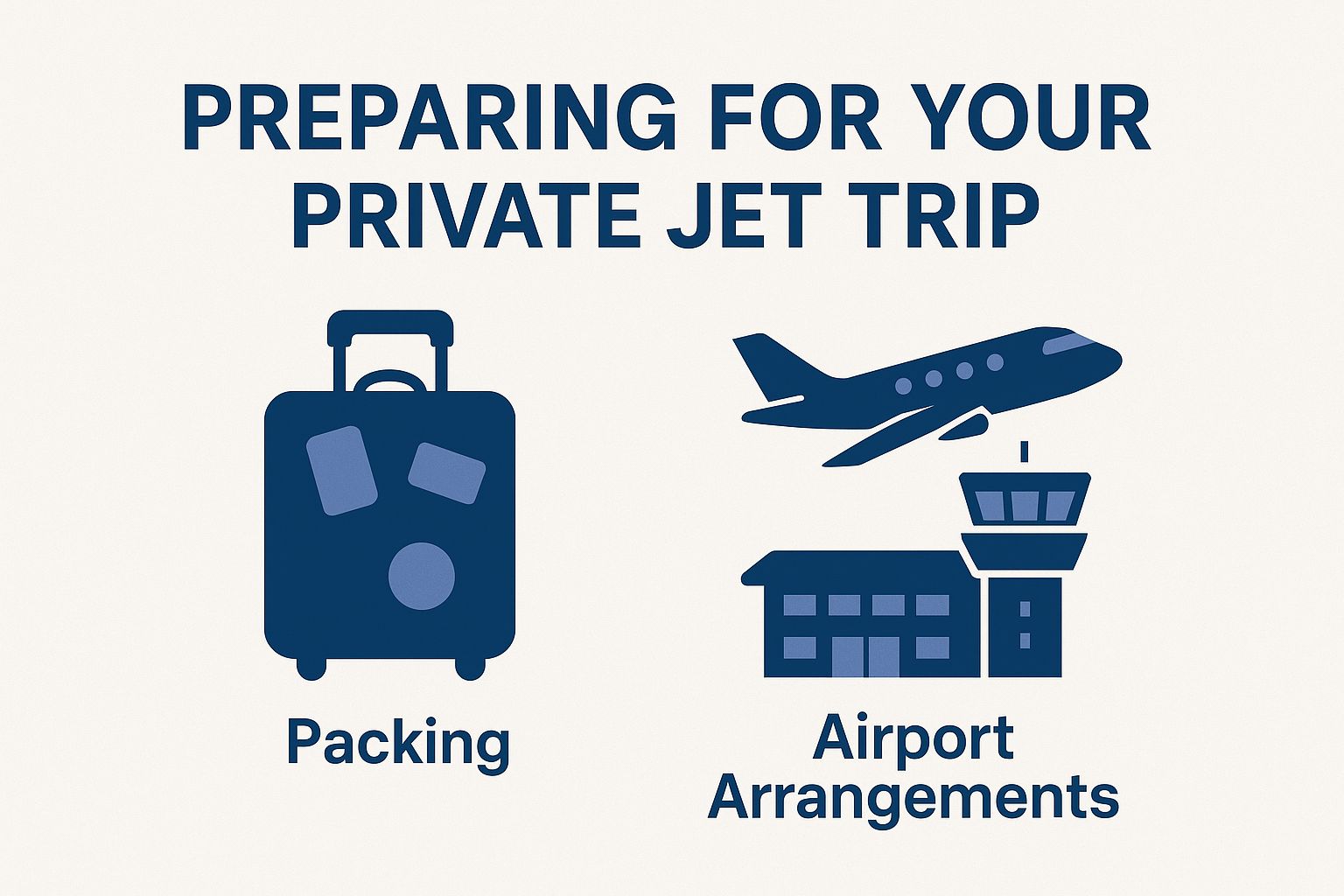 Preparing for Your Private Jet Trip