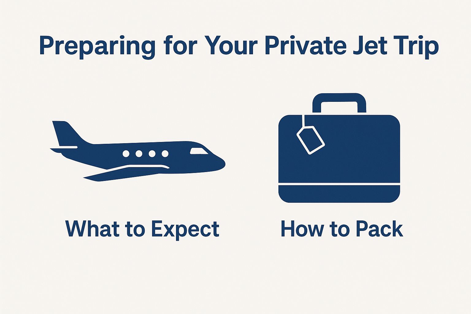 Preparing for Your Private Jet Trip