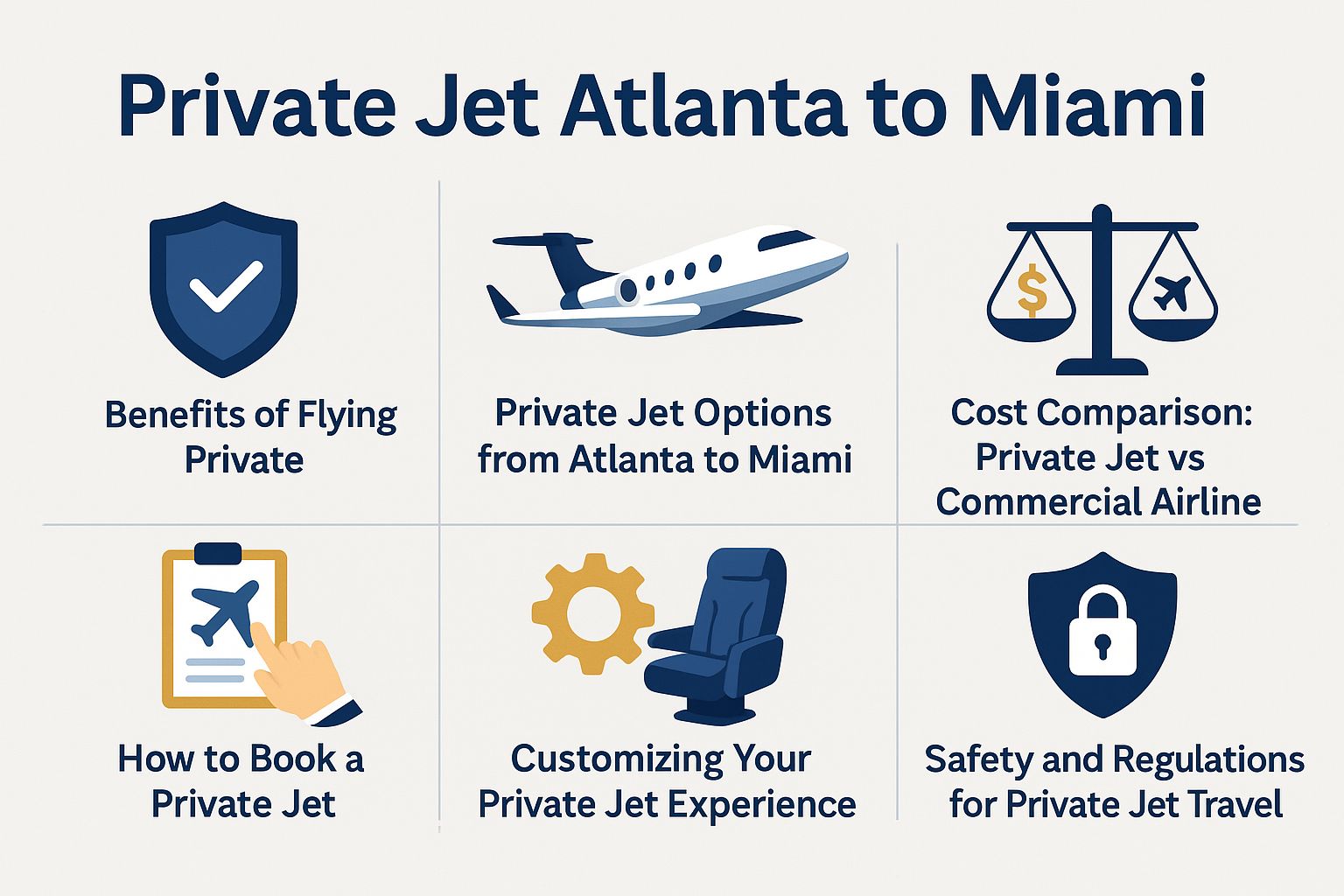 Chillin' in a Private Jet from Atlanta to Miami