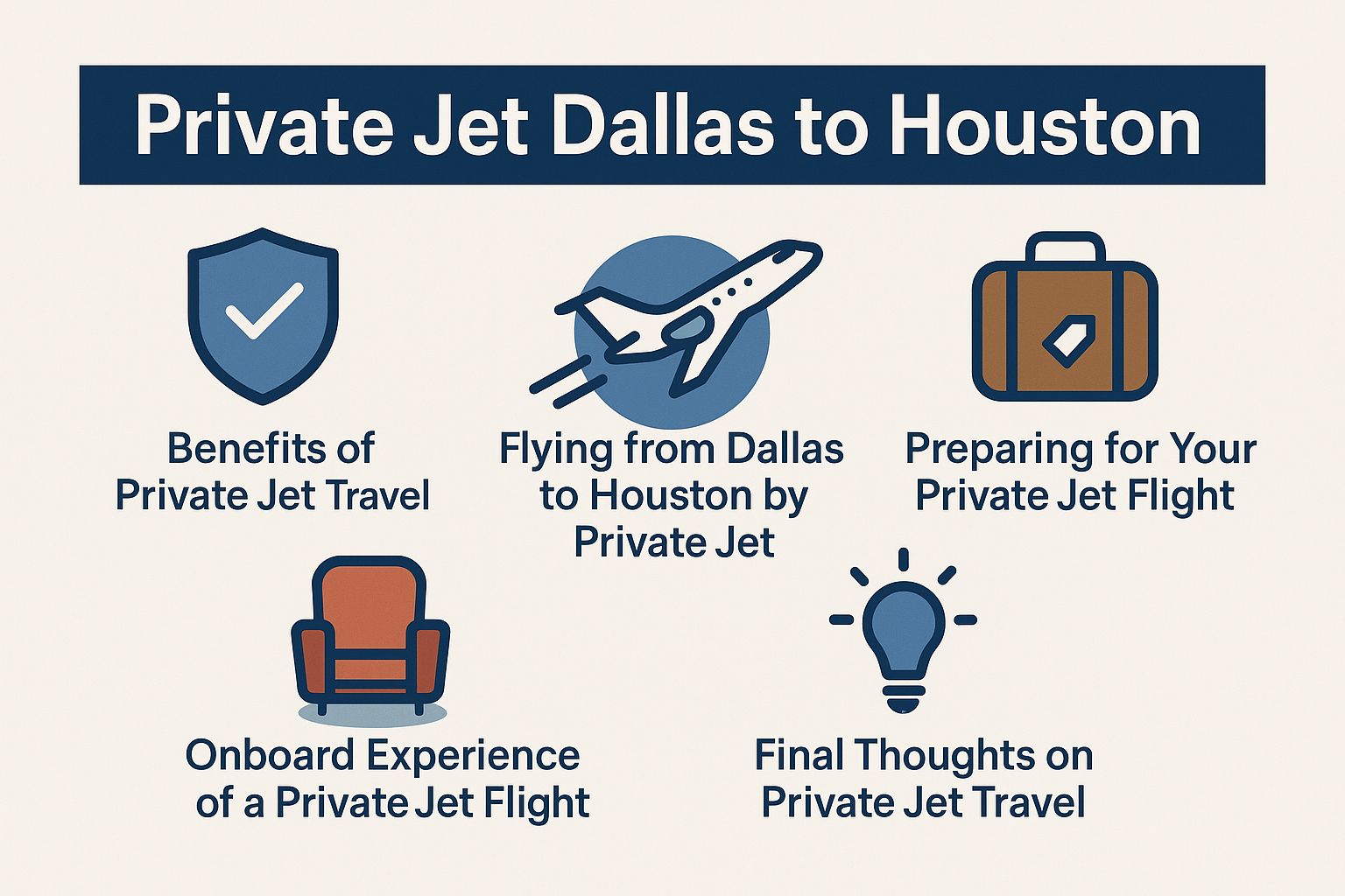 Private Jet Dallas to Houston