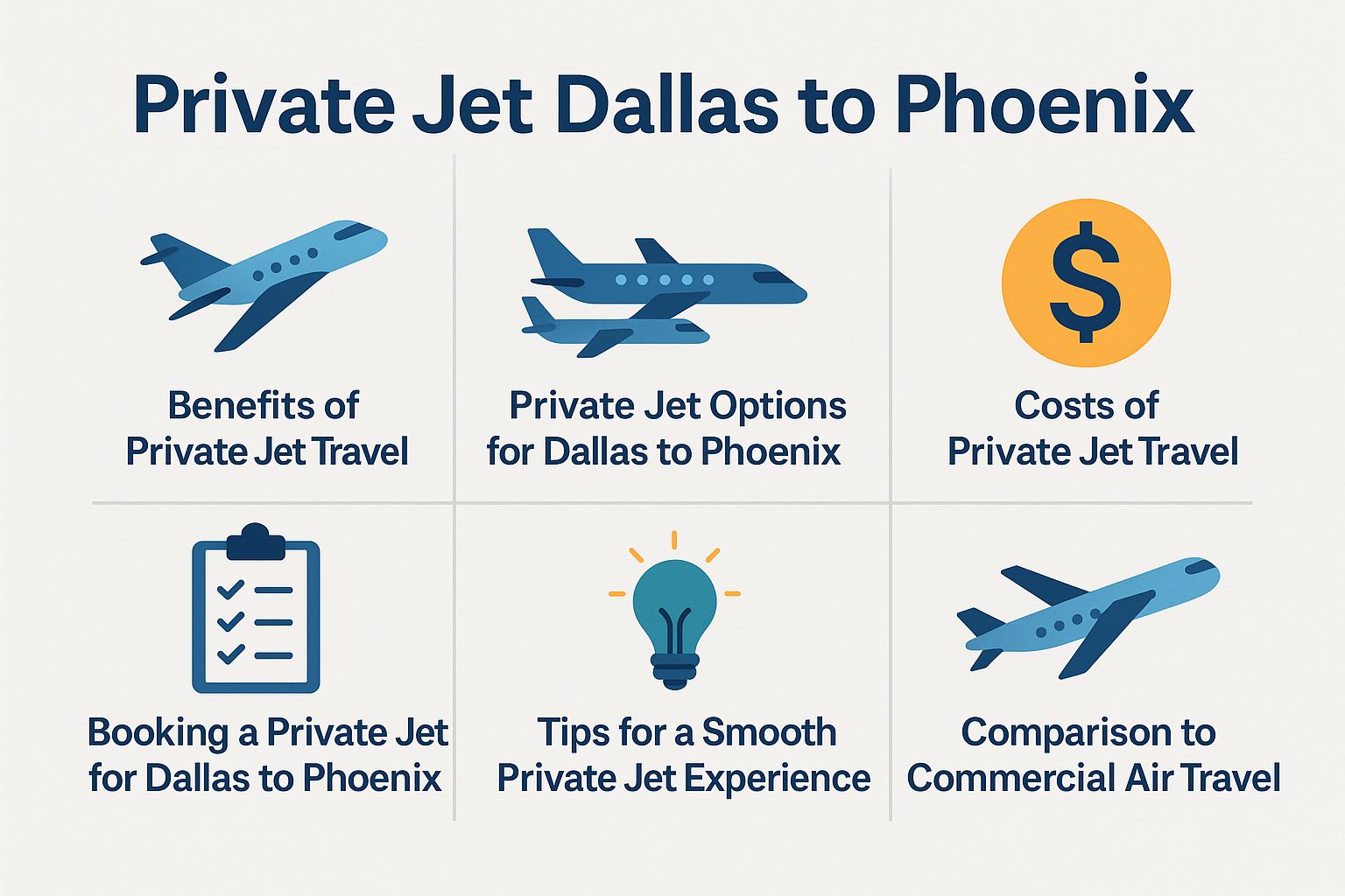 Private Jet Dallas to Phoenix