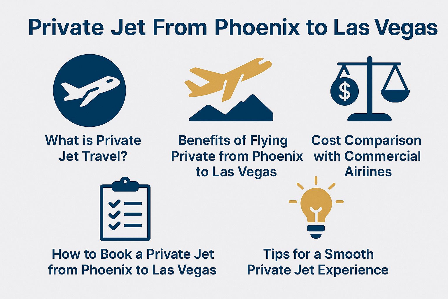 Chillin' in a Private Jet from Phoenix to Vegas