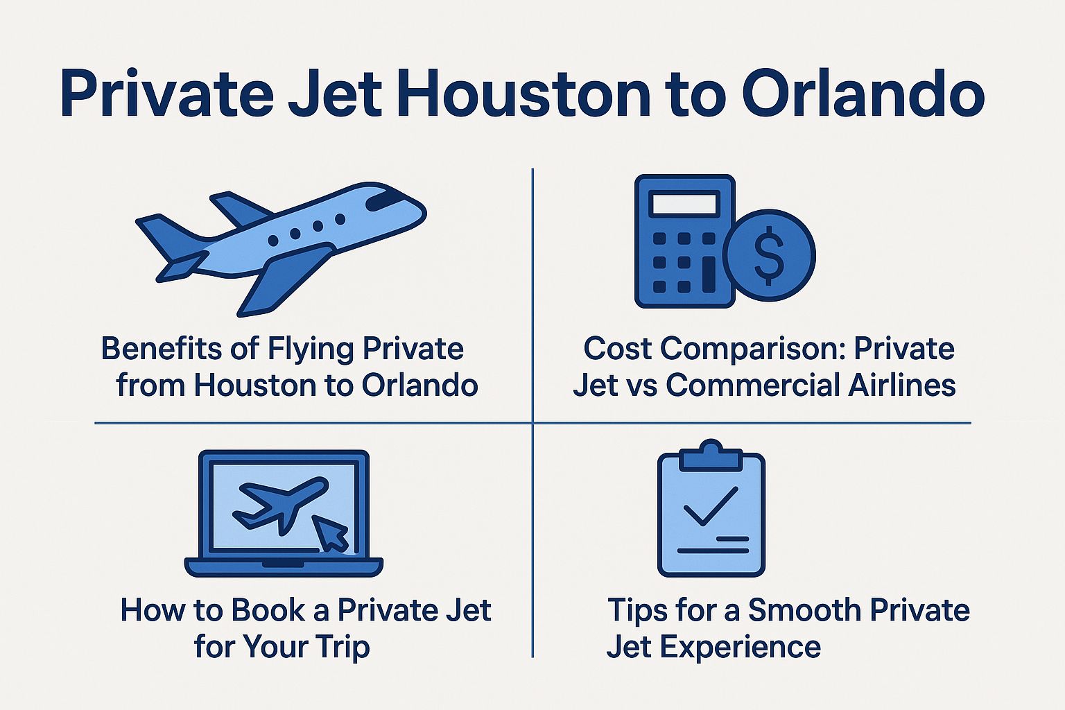 Houston to Orlando Private Jet Trips With Zero Stress