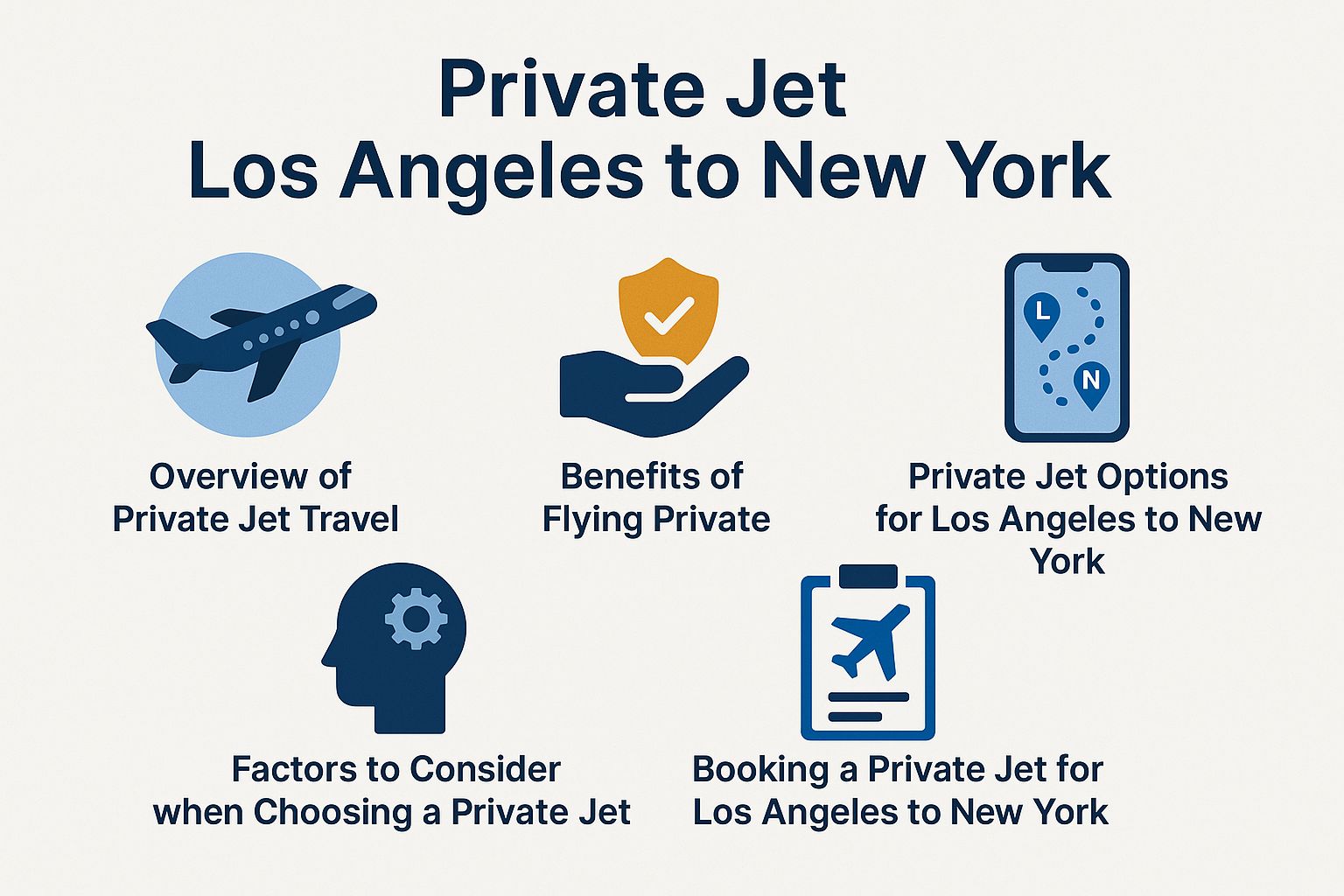 Cool Private Jet from LA to NY