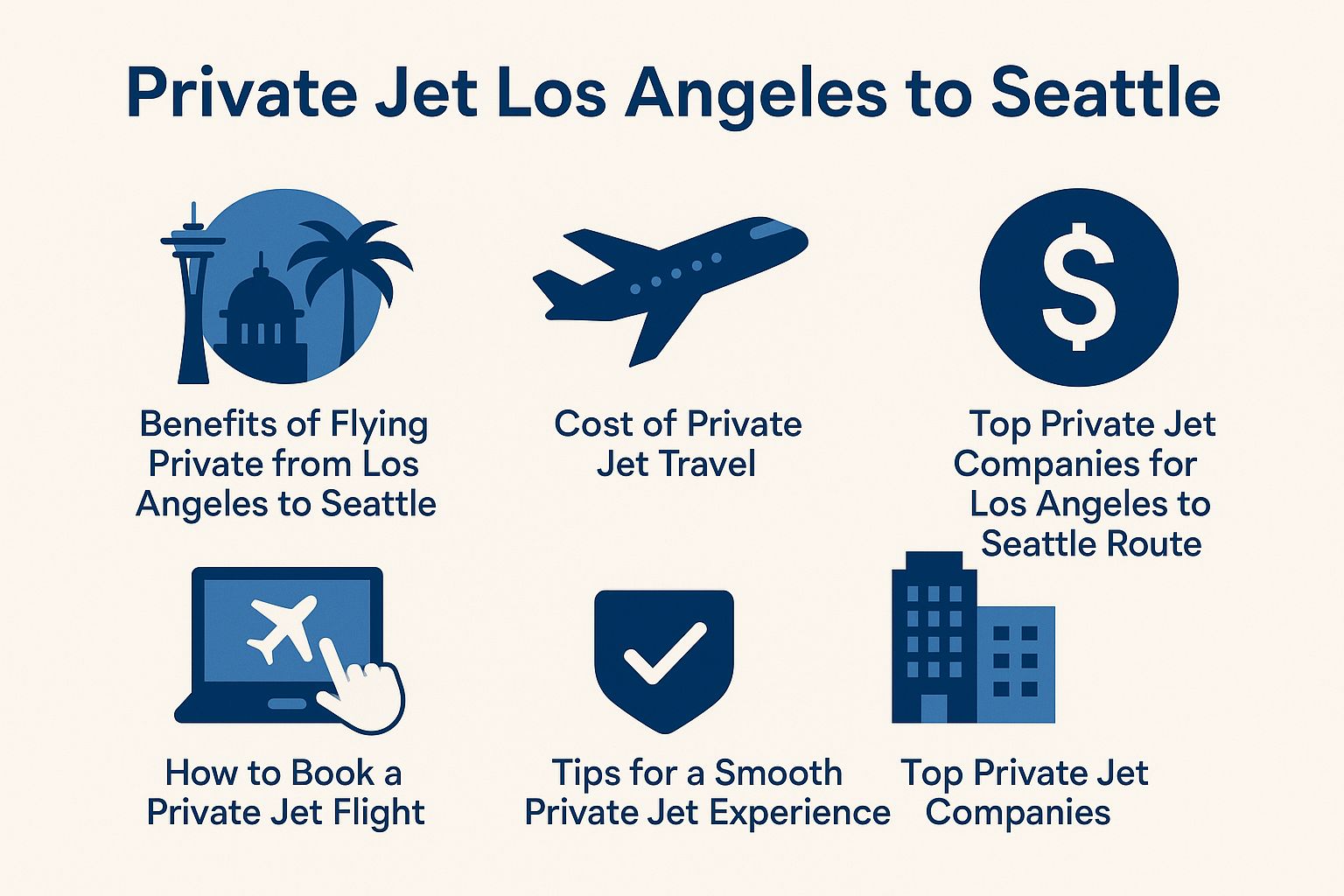 Private Jet Los Angeles to Seattle