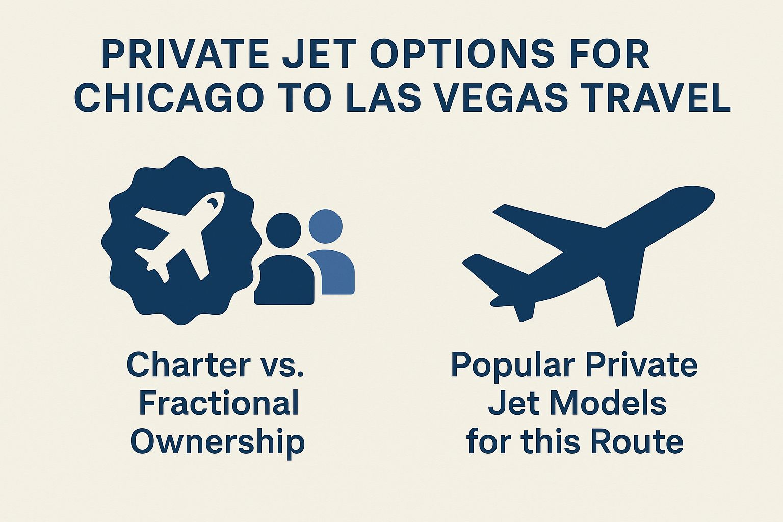 Private Jet Options for Chicago to Las Vegas Travel