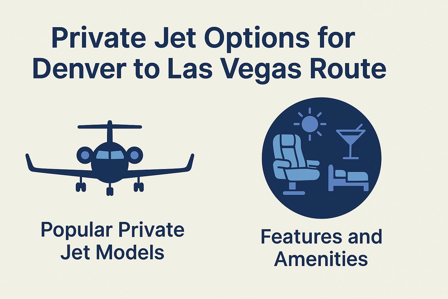 Private Jet Options for Denver to Las Vegas Route