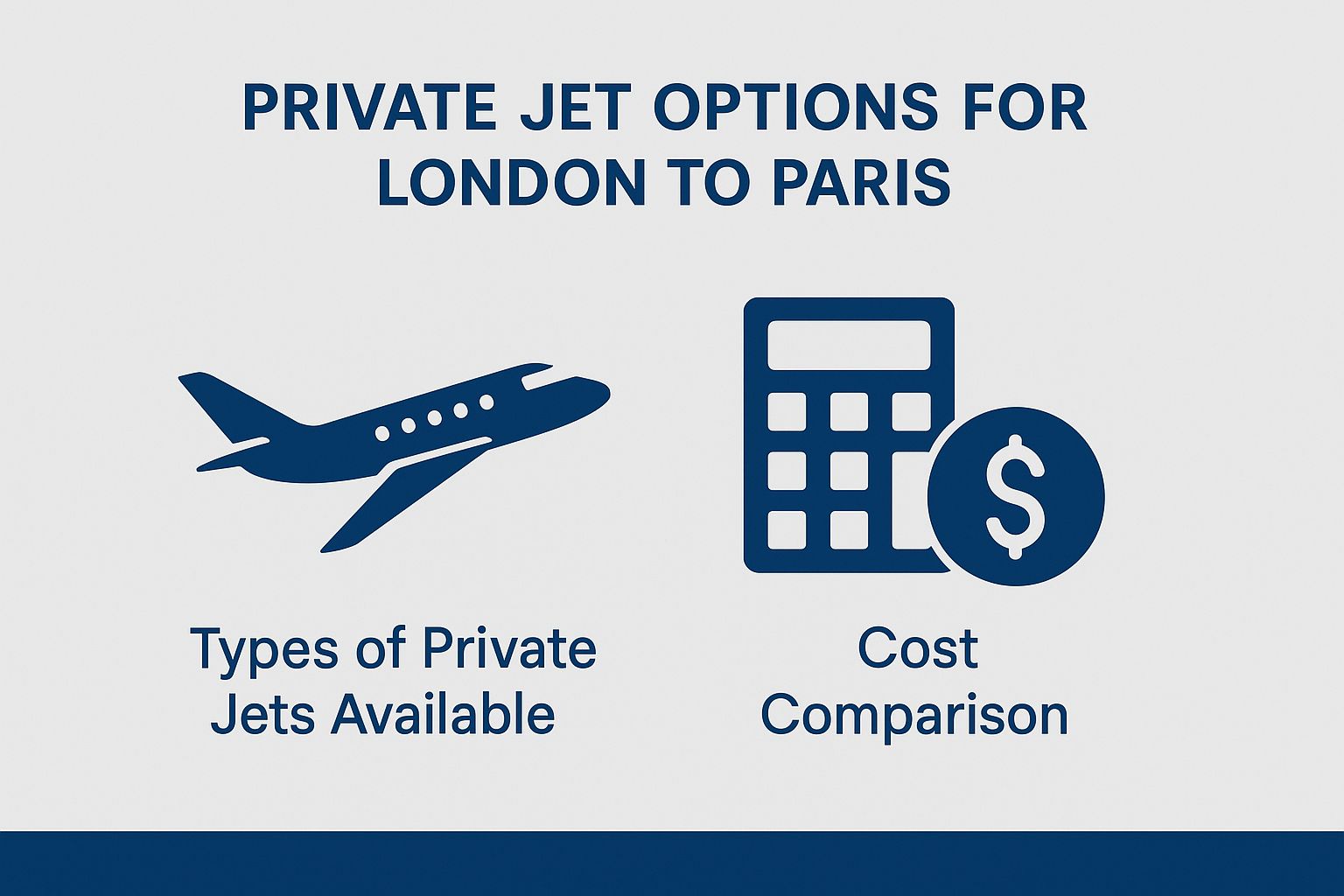 Private Jet Options for London to Paris