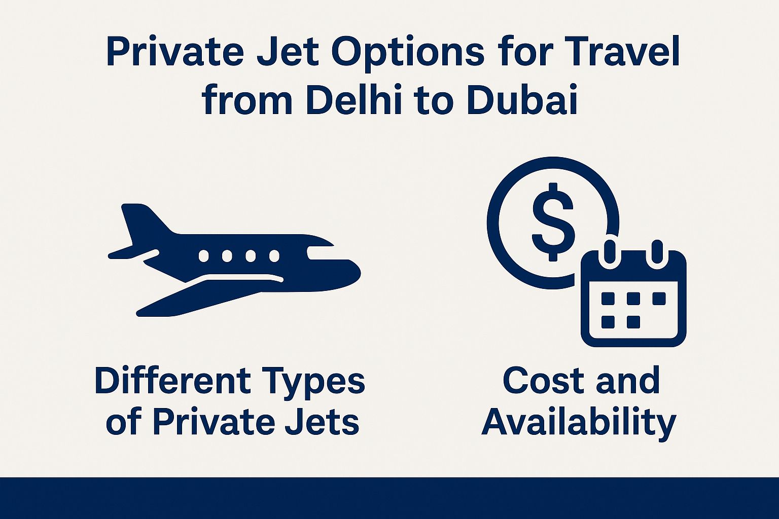 Private Jet Options for Travel from Delhi to Dubai
