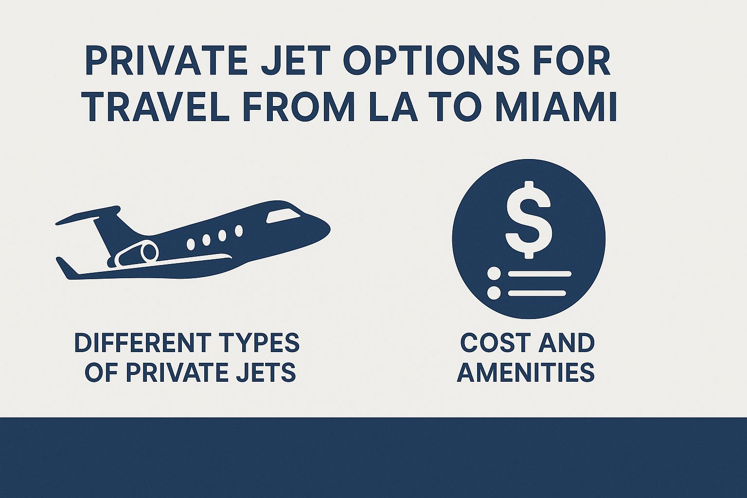 Private Jet Options for Travel from LA to Miami
