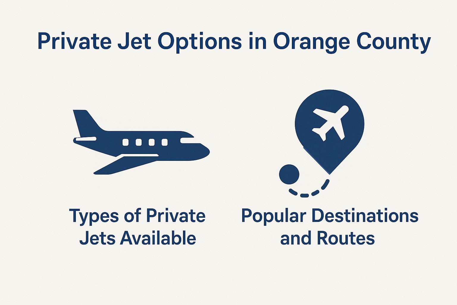 Private Jet Options in Orange County