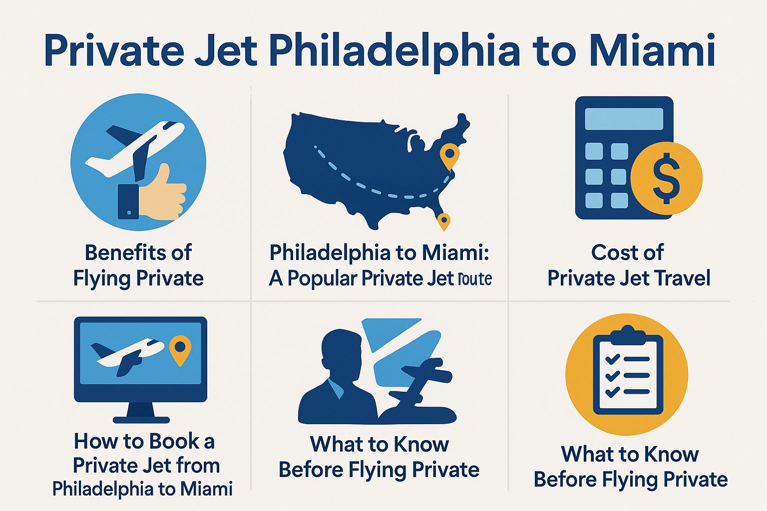 Private Jet from Philly to Miami for a fun trip!