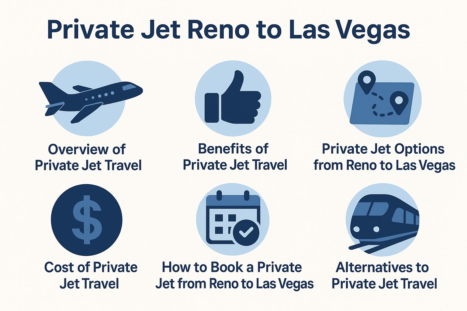 Private Jet Reno to Las Vegas