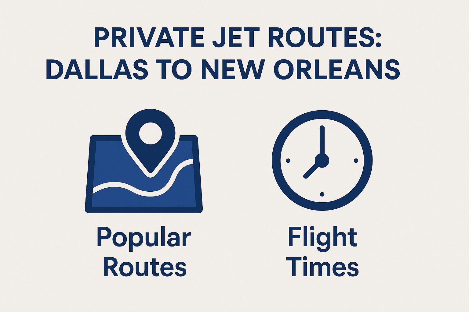 Private Jet Routes: Dallas to New Orleans
