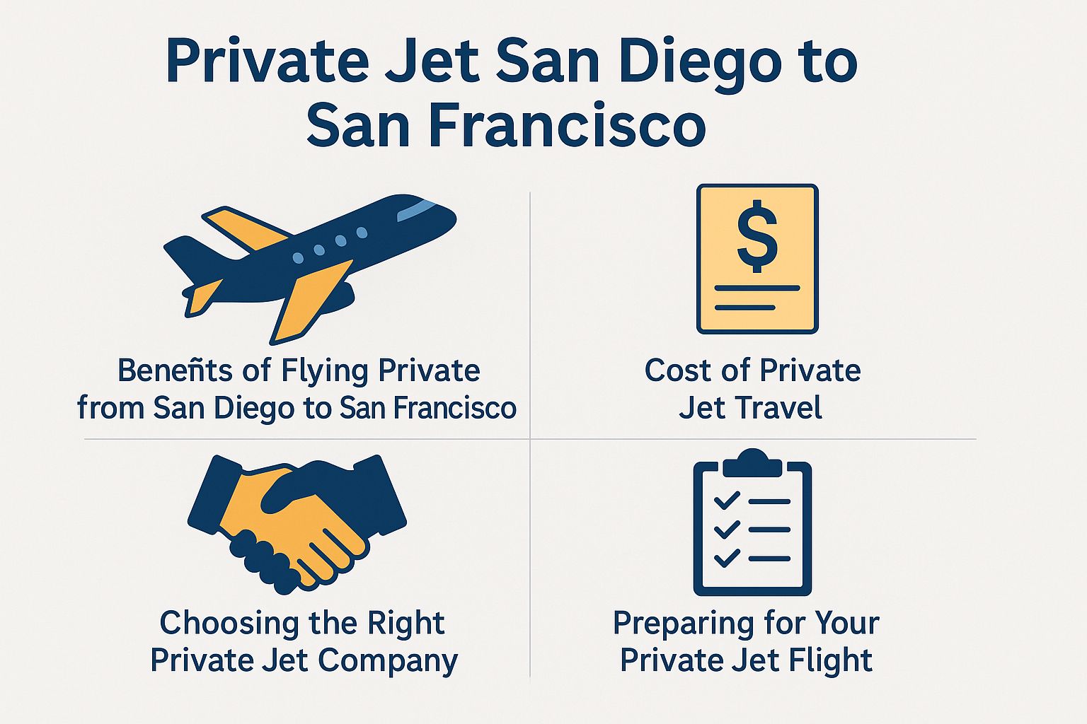 Private Jet San Diego to San Francisco