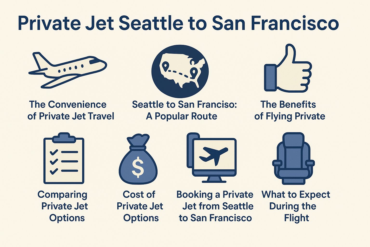 Private Jet Seattle to San Francisco