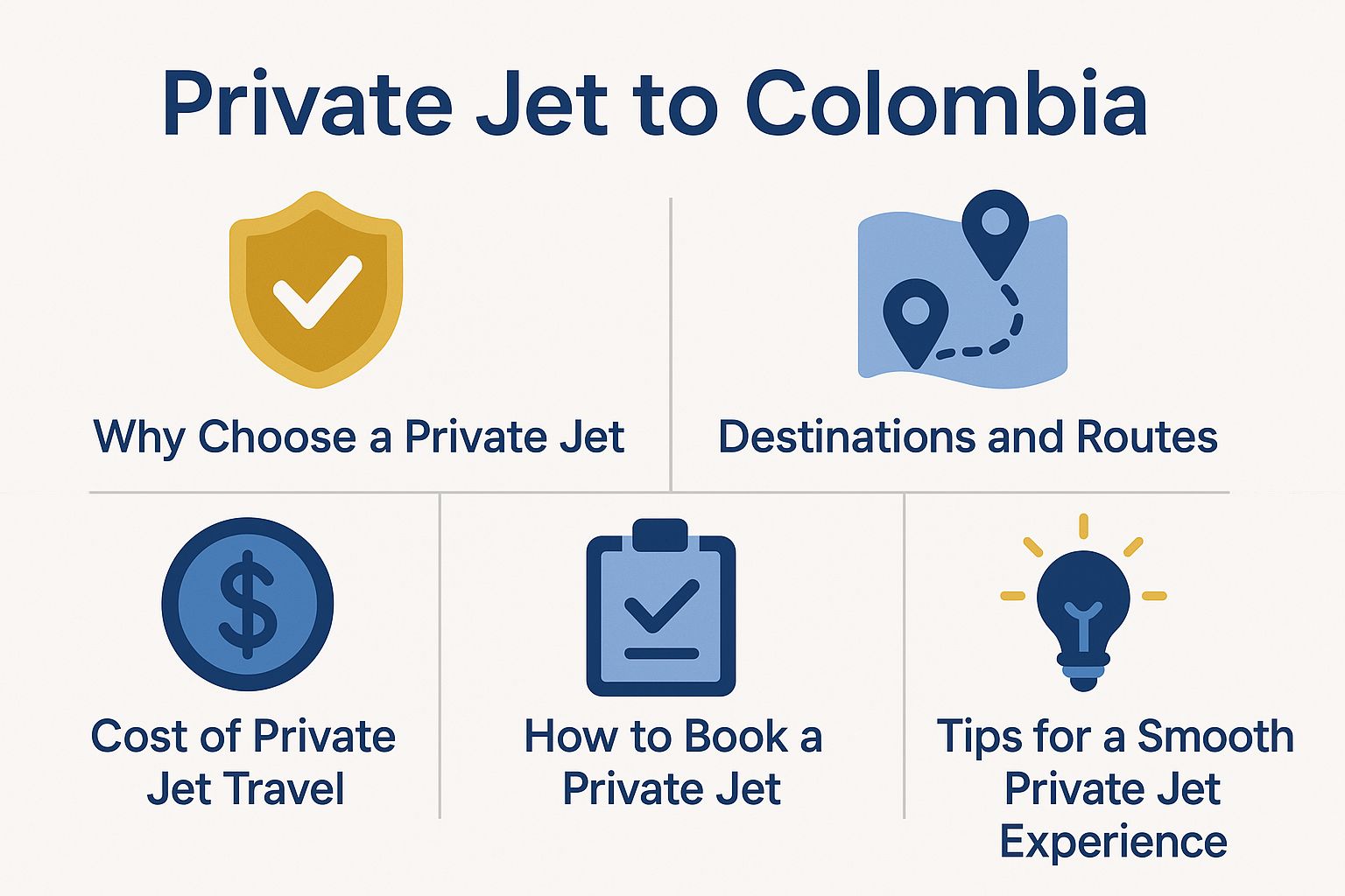 Private Jet to Colombia