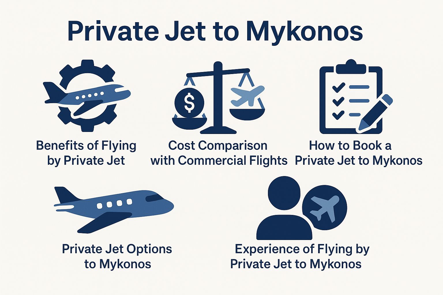 Private Jet to Mykonos