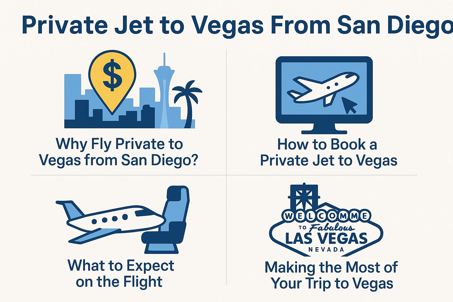 Private Jet to Vegas From San Diego