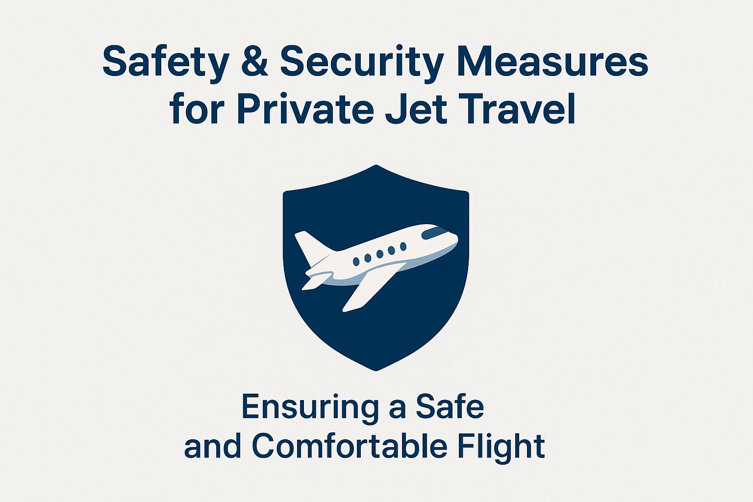 Safety and Security Measures for Private Jet Travel