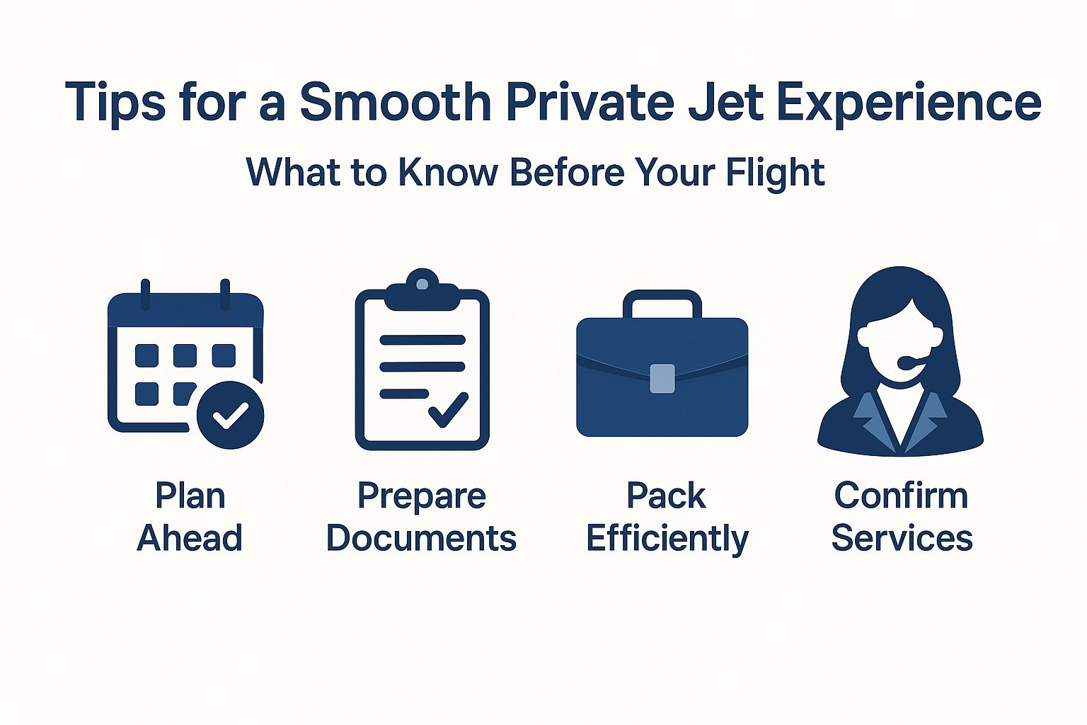 Tips for a Smooth Private Jet Experience