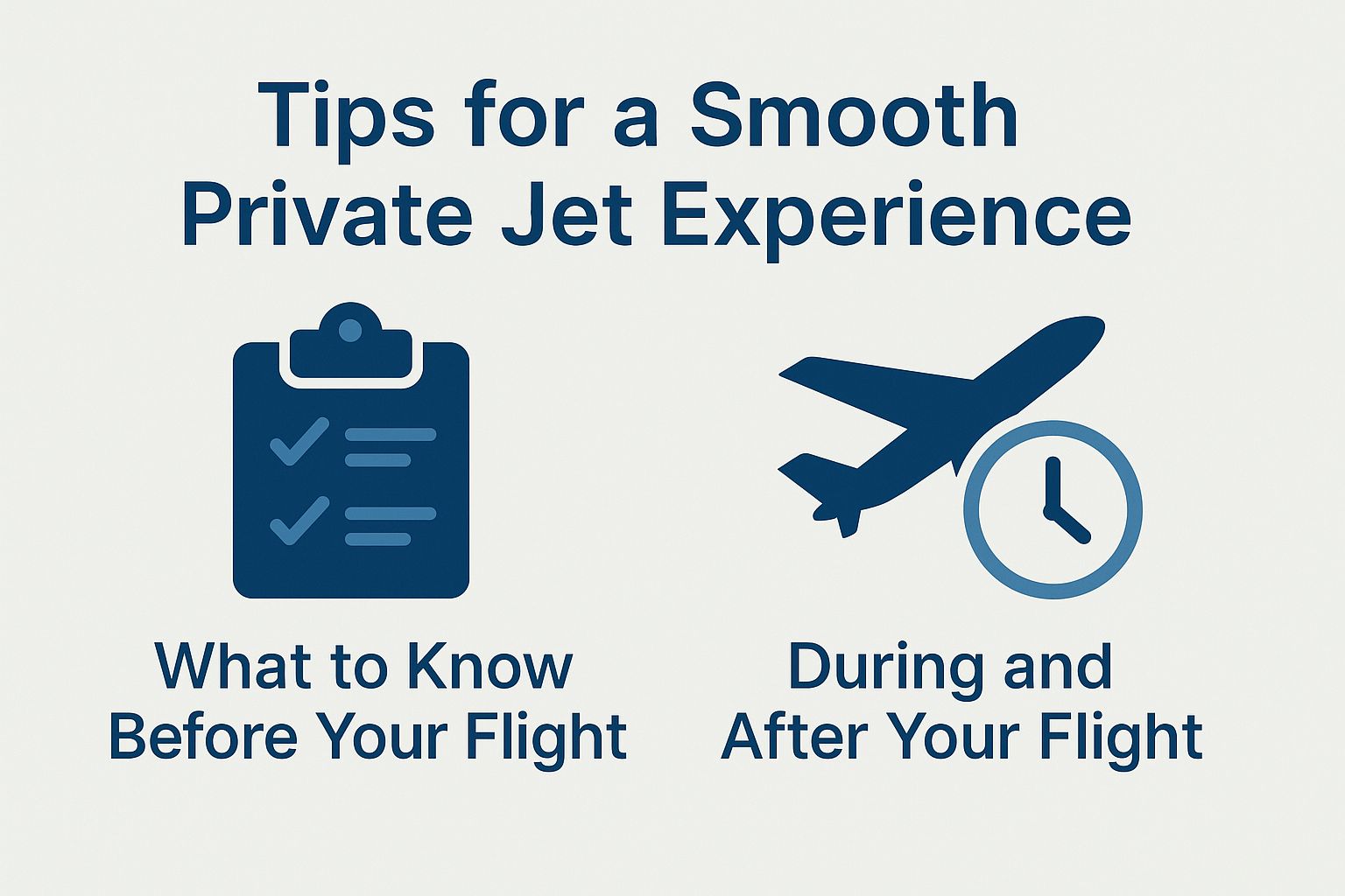 Tips for a Smooth Private Jet Experience