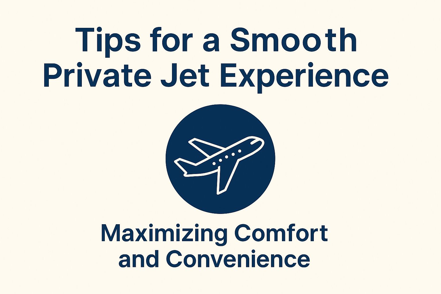 Tips for a Smooth Private Jet Experience