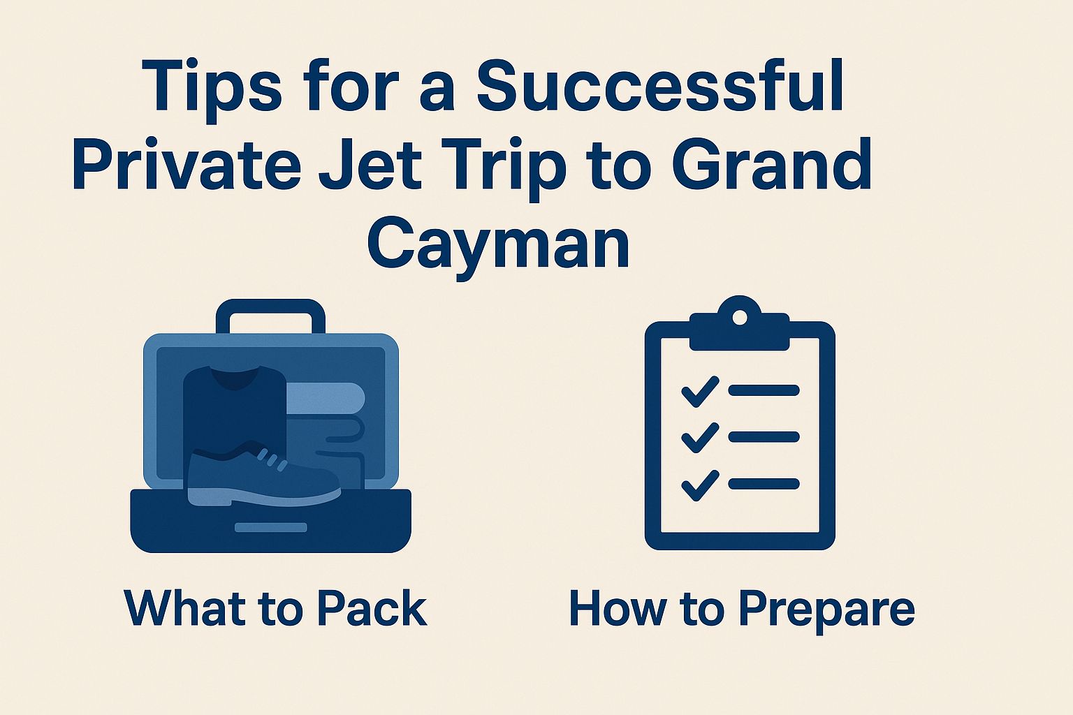 Tips for a Successful Private Jet Trip to Grand Cayman